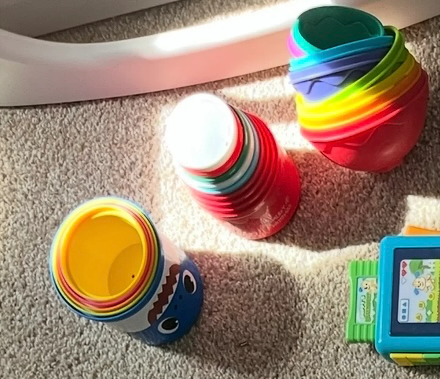 Colorful Stacking Cups Baby Toy image indicator(2)