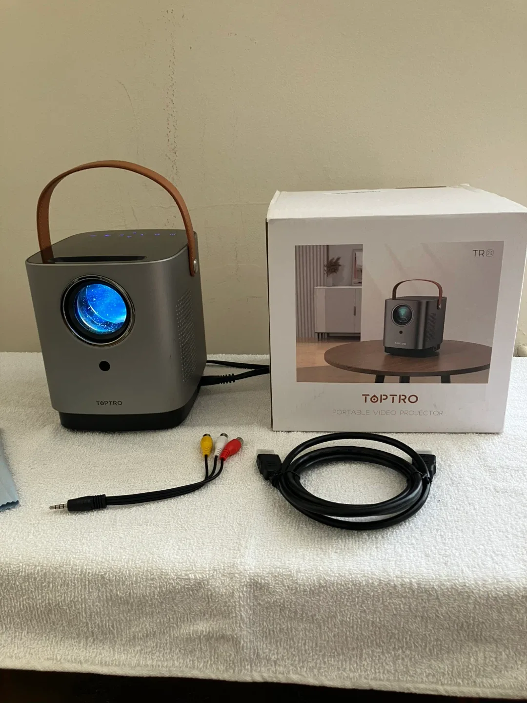 TOPTRO TR23 Portable Projector w/ Box