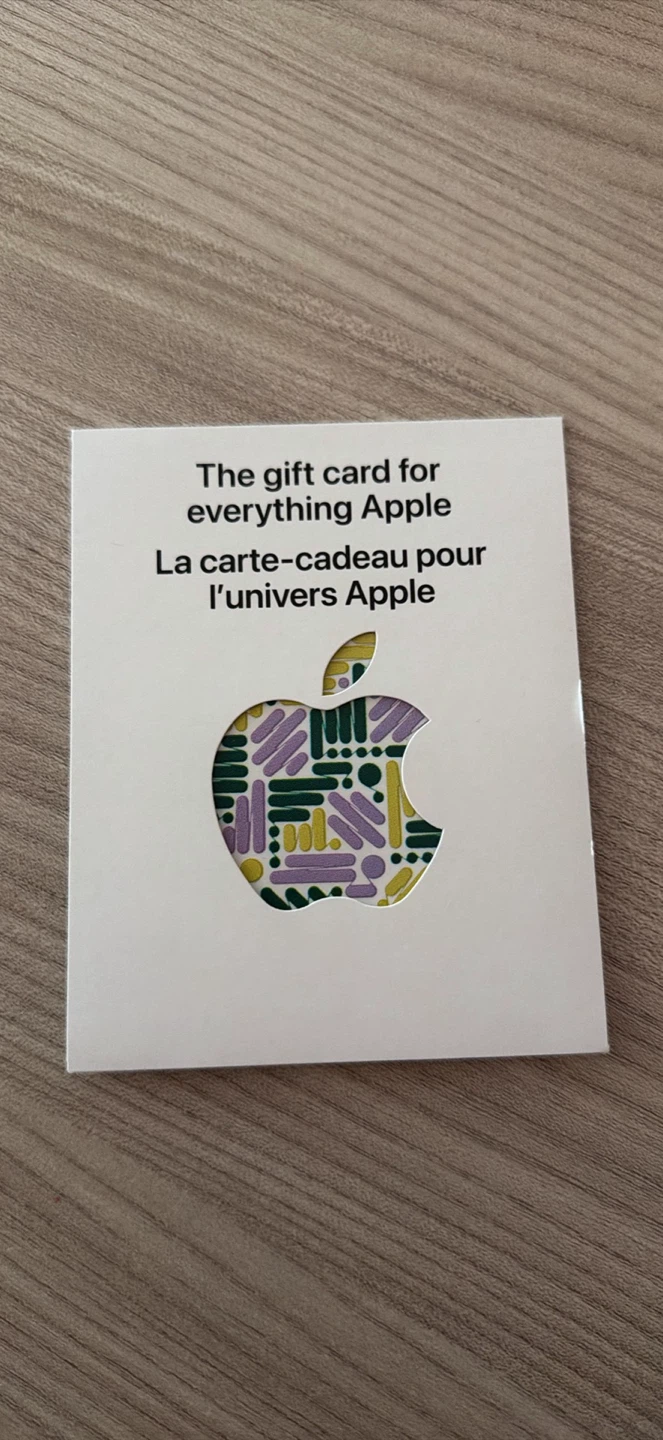 Apple Gift Card (Valued at $350)