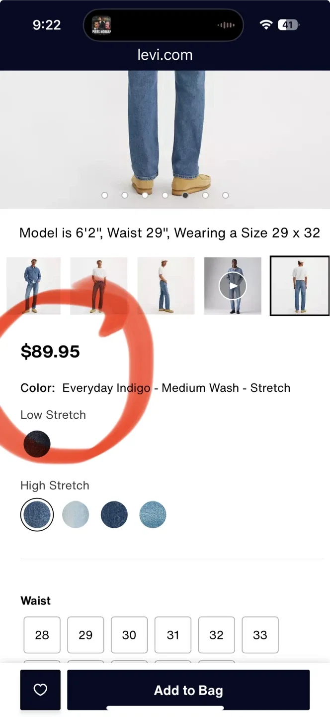 Levi's Women’s Jeans - Size 30x27 image indicator(8)