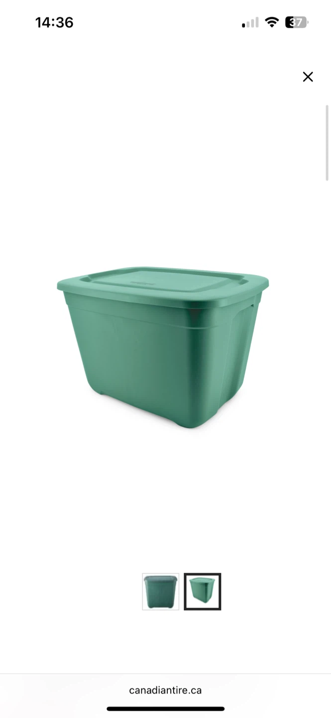 Type A Restore 68L Storage Container - Green - photo 2