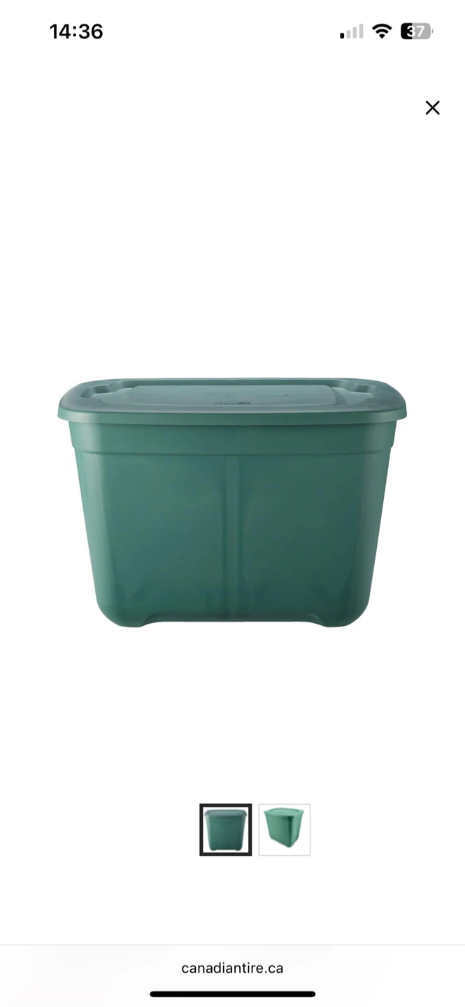 Type A Restore 68L Storage Container - Green