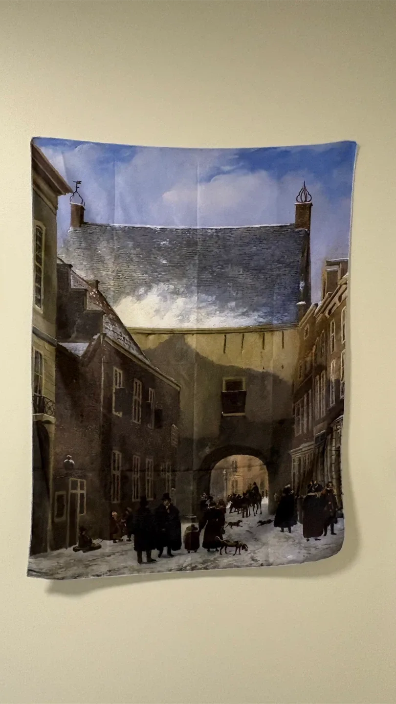 Wall Tapestry - Winter Scene