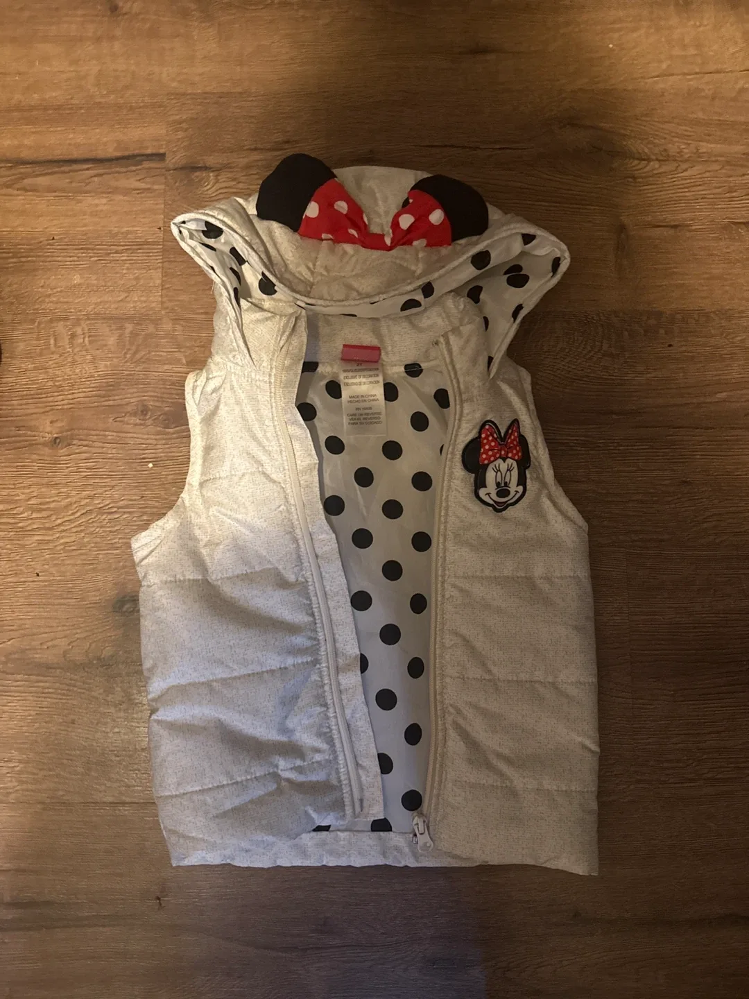 Minnie Mouse Vest - Size 2T