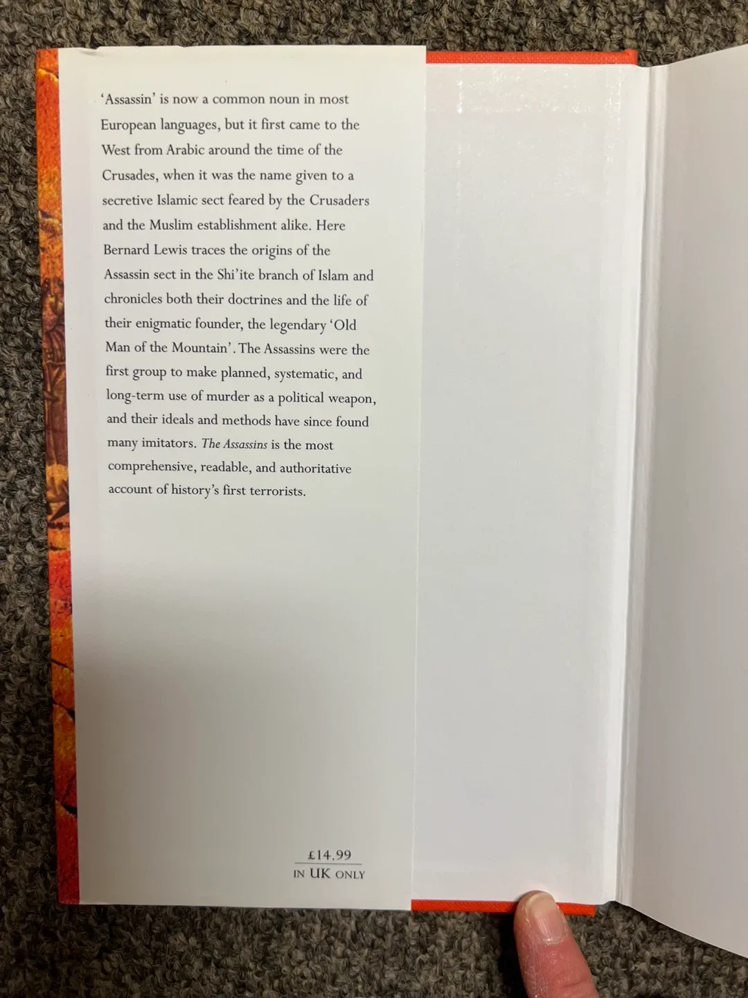 The Assassins: A Radical Sect in Islam by Bernard Lewis image indicator(4)