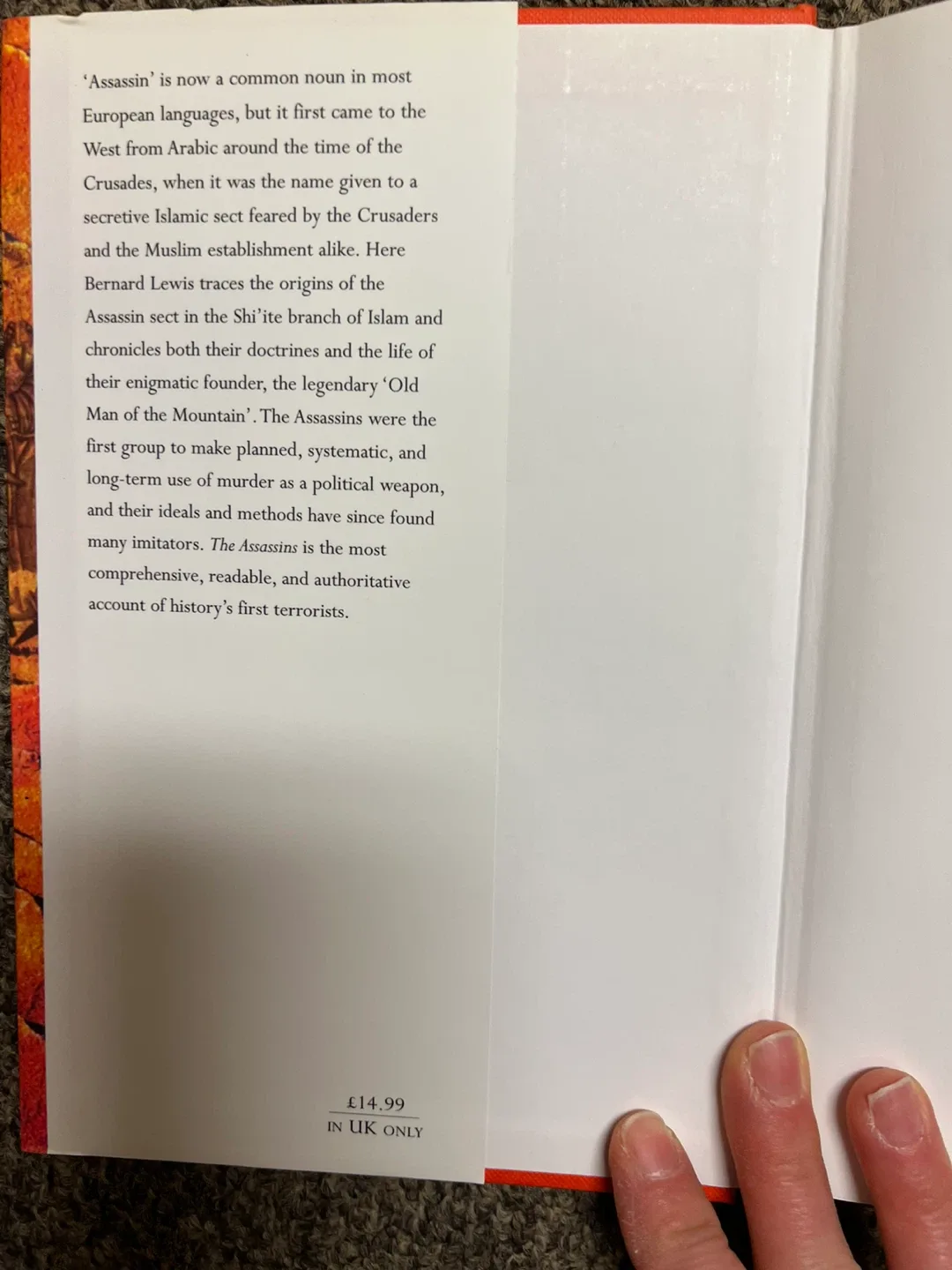 The Assassins: A Radical Sect in Islam by Bernard Lewis image indicator(3)