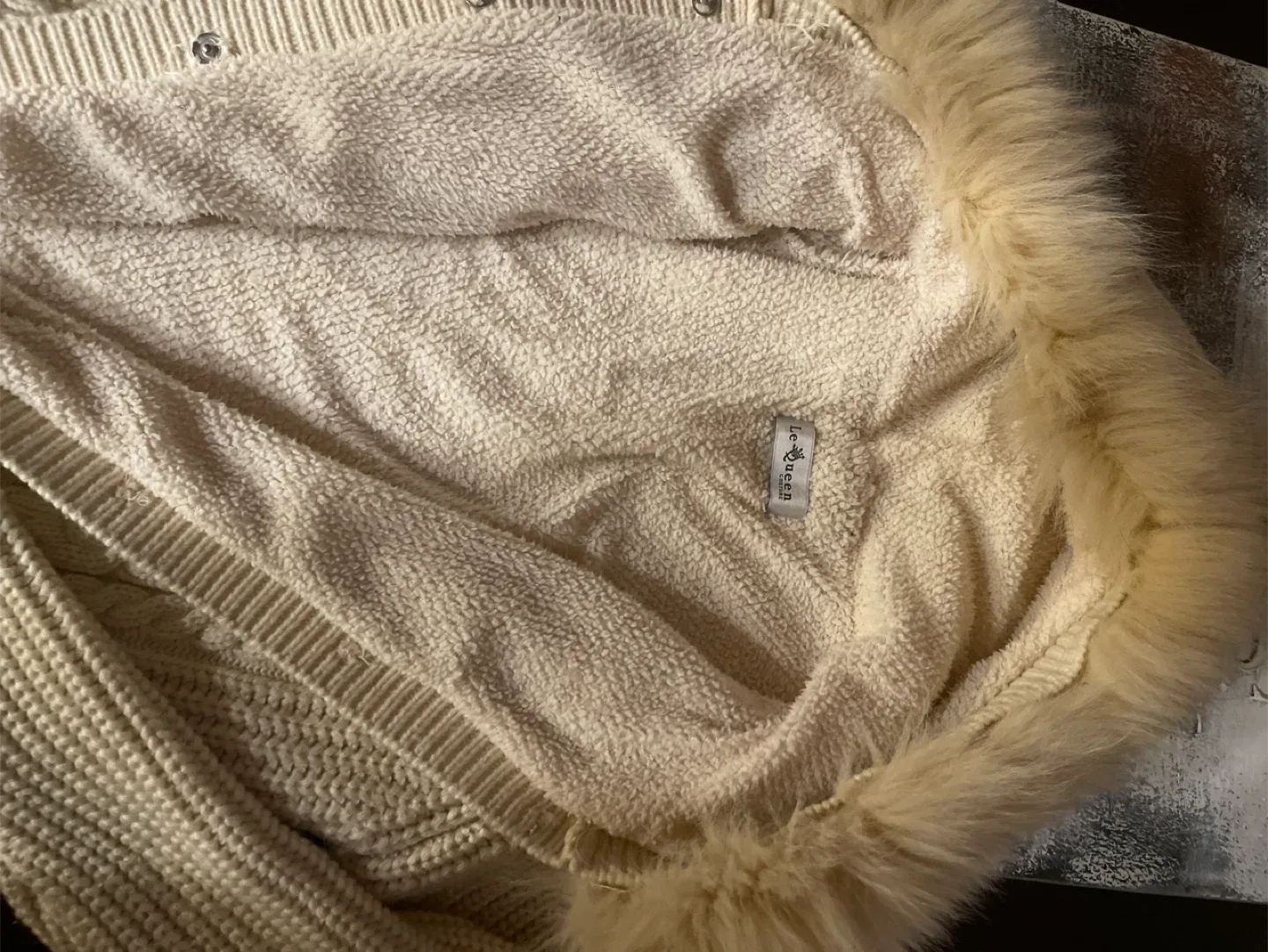 Cream Knit Cardigan image indicator(3)