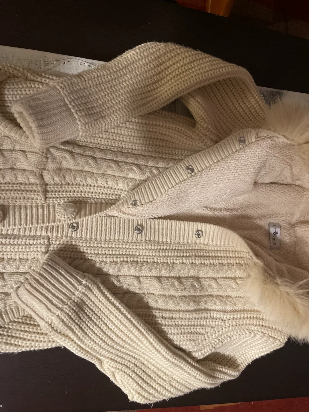 Cream Knit Cardigan image indicator(4)