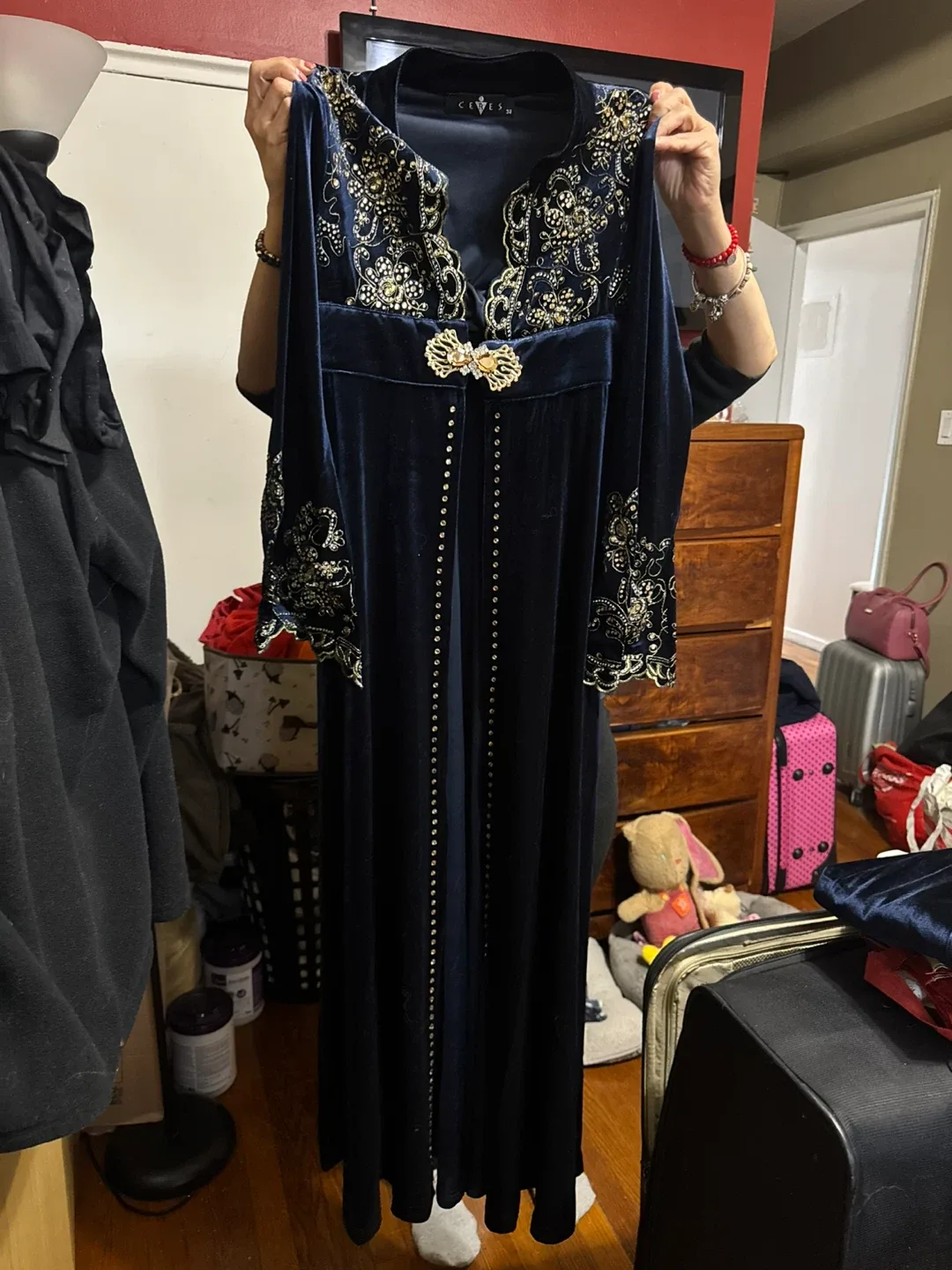 Ceres 8800 Kaftan - Navy Blue