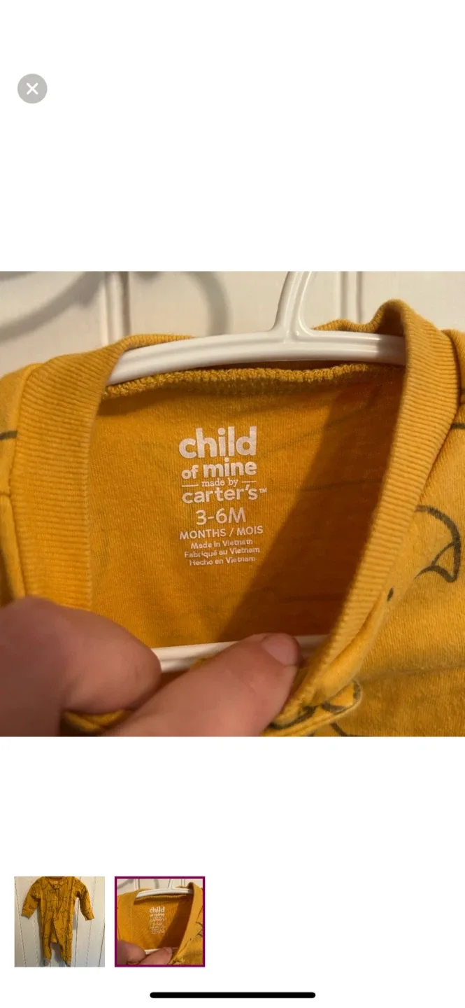 Child of Mine Carter's 3-6M Sleeper image indicator(2)