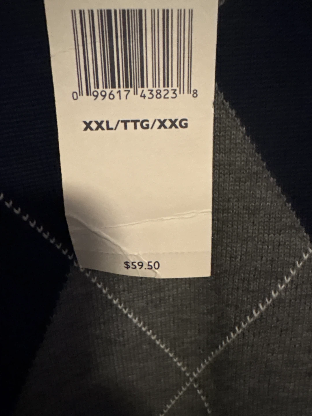 Tommy Hilfiger Argyle Sweater - XXL - New with Tags! - photo 3