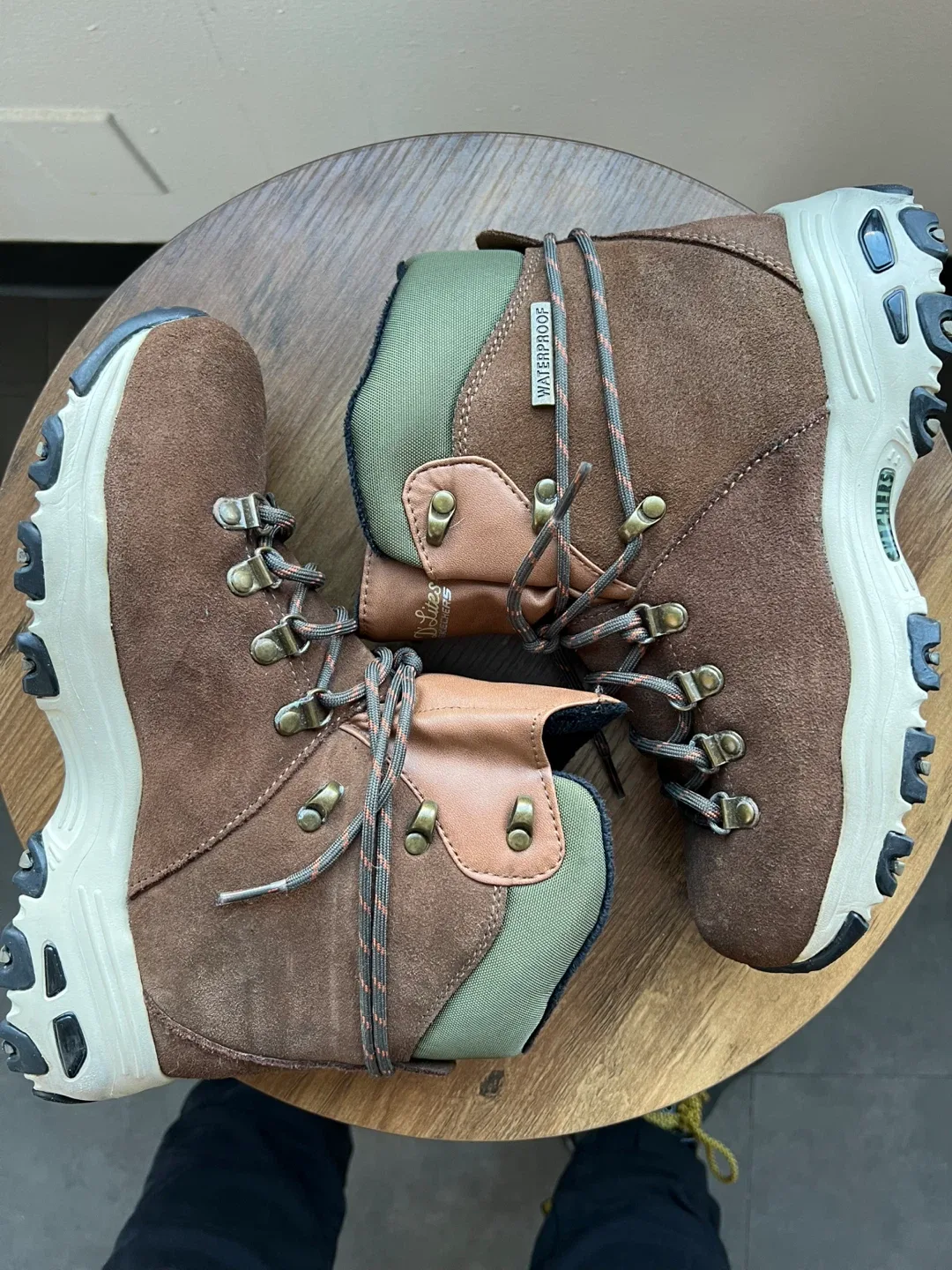 US7.5 Skechers Waterproof Hiking Boots-MOVING OUT SALE ✈️ image indicator(2)