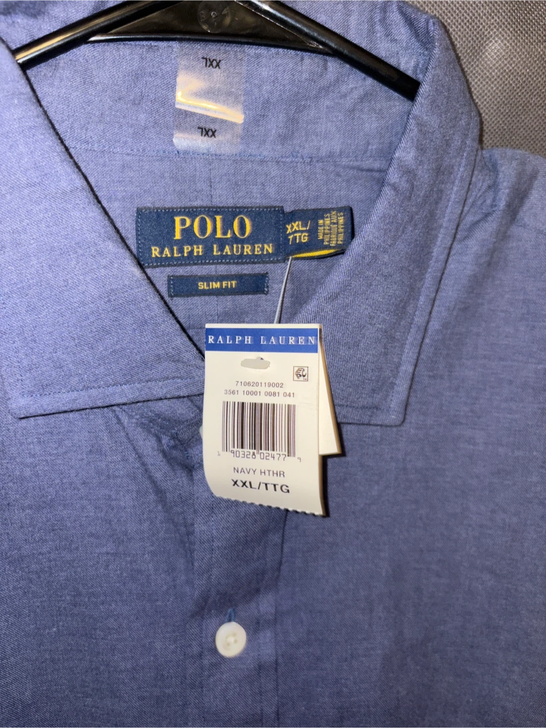 Ralph Lauren Polo Shirt - XXL - Navy Heather - photo 2