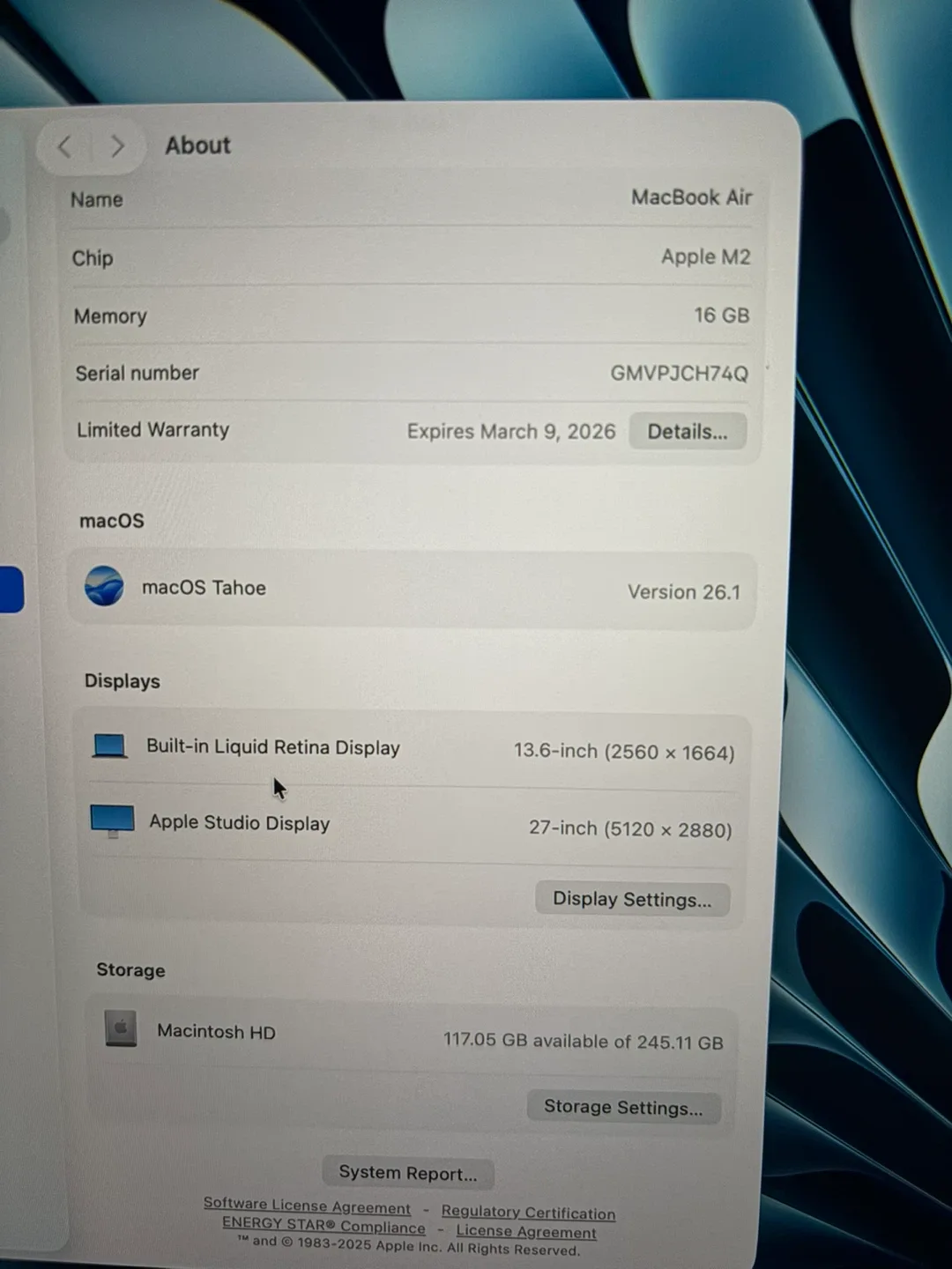 Apple MacBook Air M2, 16GB Memory image indicator(4)