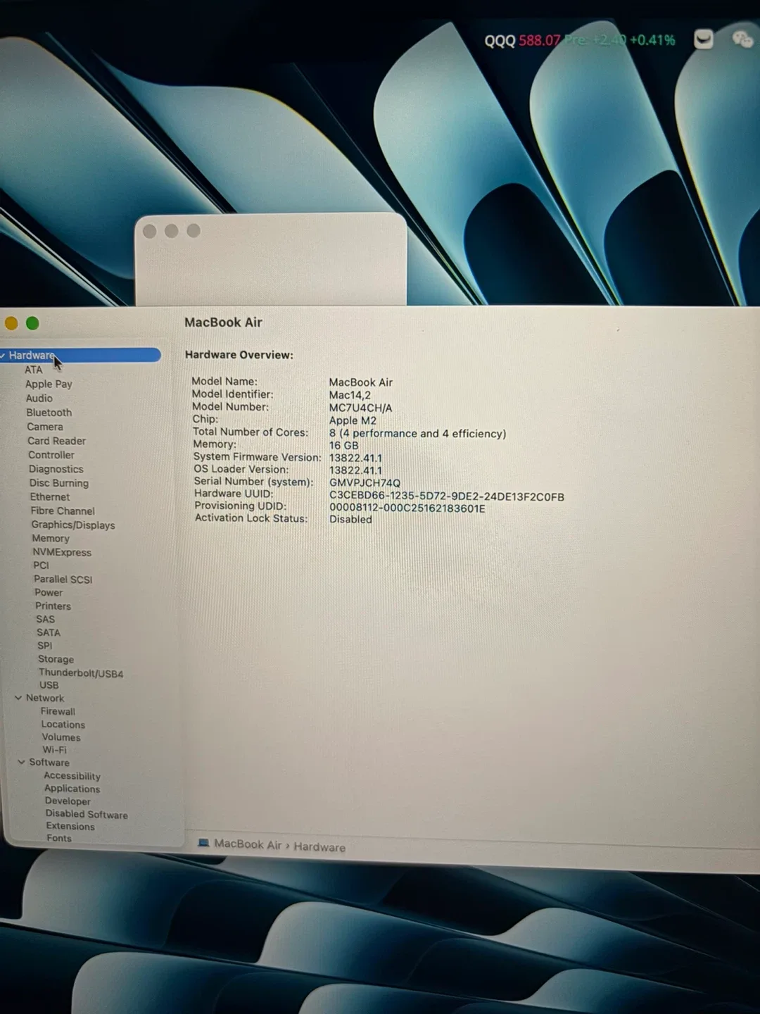 Apple MacBook Air M2, 16GB Memory image indicator(6)