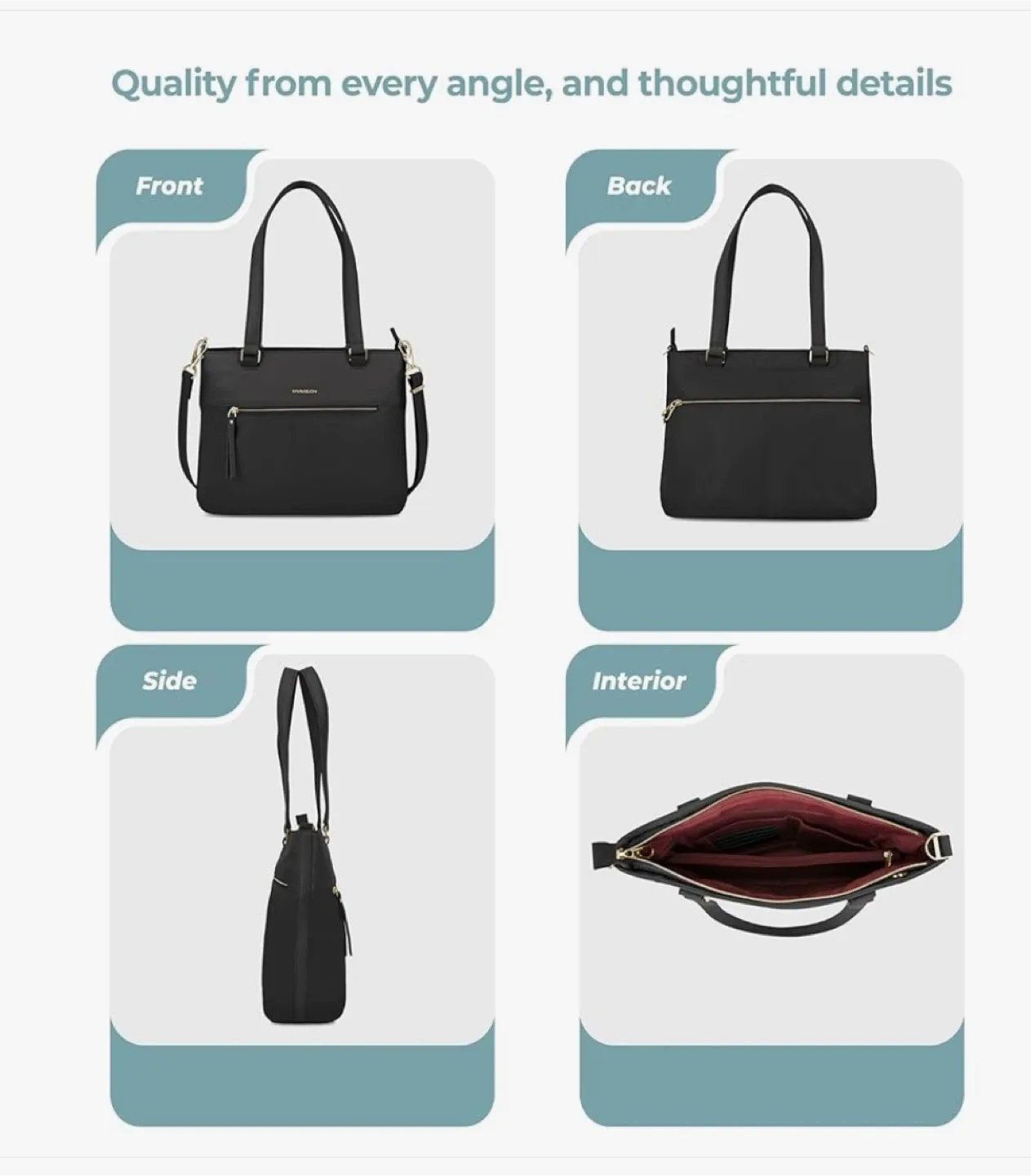 Travelon Anti-Theft Classic Tote, Black image indicator(4)