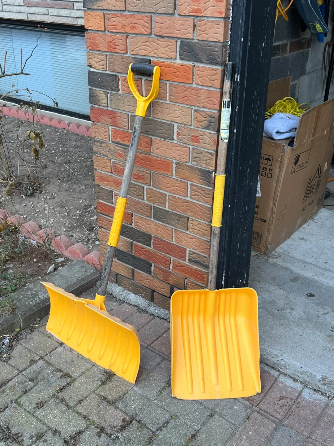 Yellow Snow Shovels - Set of 2