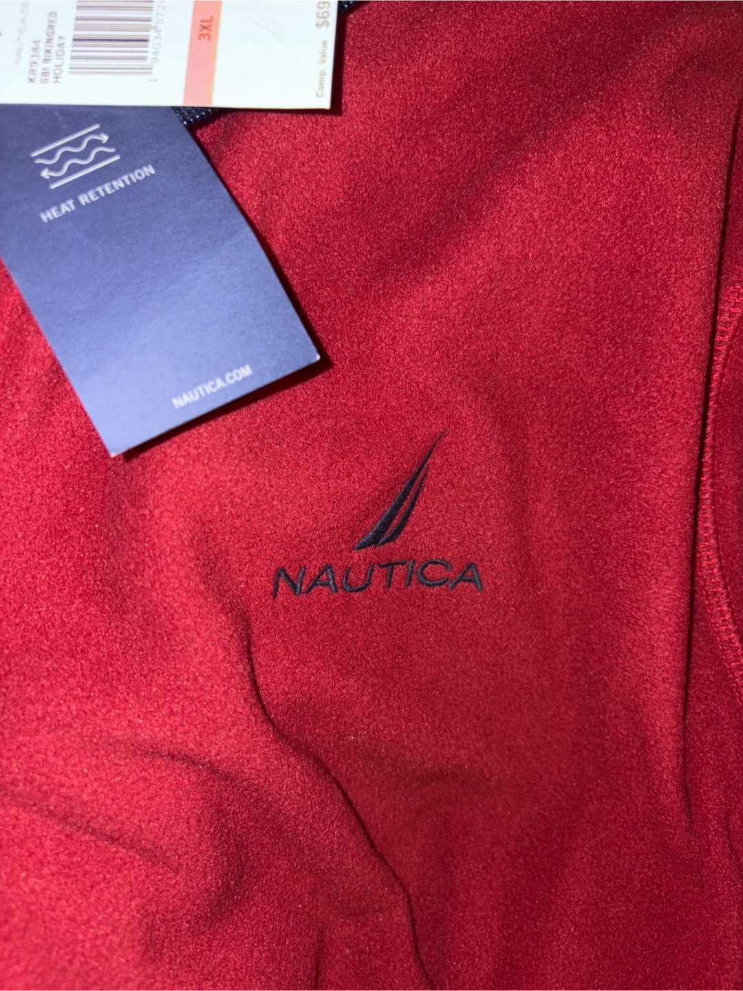 Nautica Red Fleece 3XL - New with Tags - photo 5