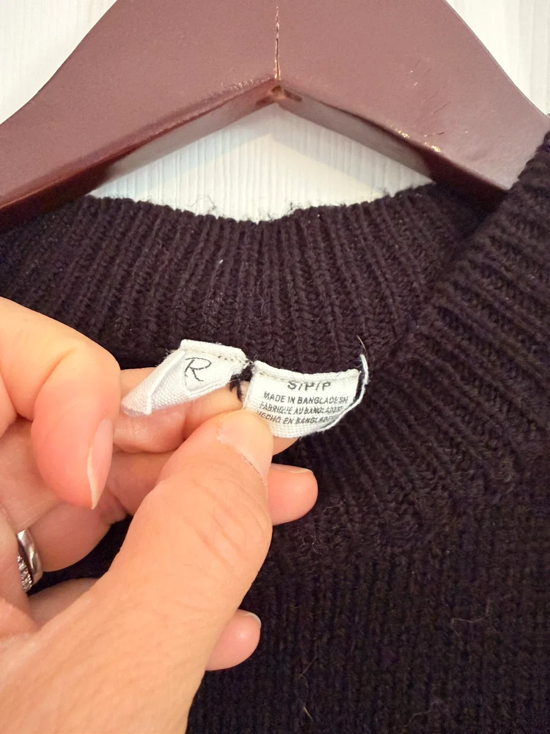 Black Sweater Dress - Size S image indicator(5)