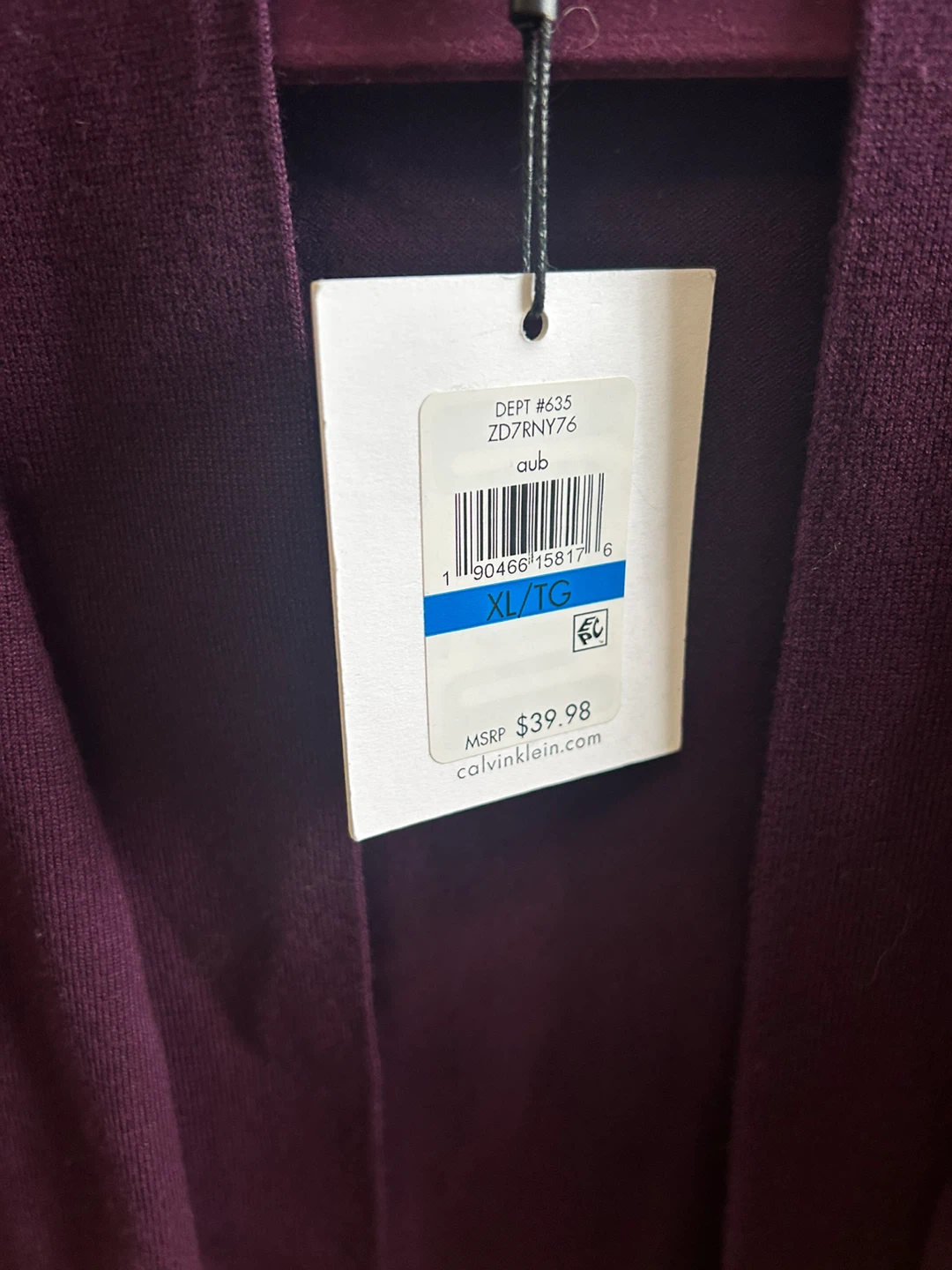 Calvin Klein Dresses Cardigan - XL/TG - New with Tags! - photo 2