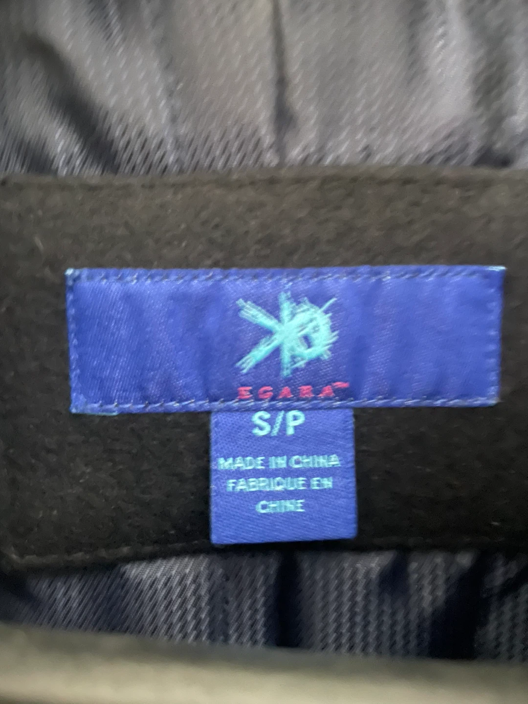 Egaba Black Pea Coat - Size Small - photo 2