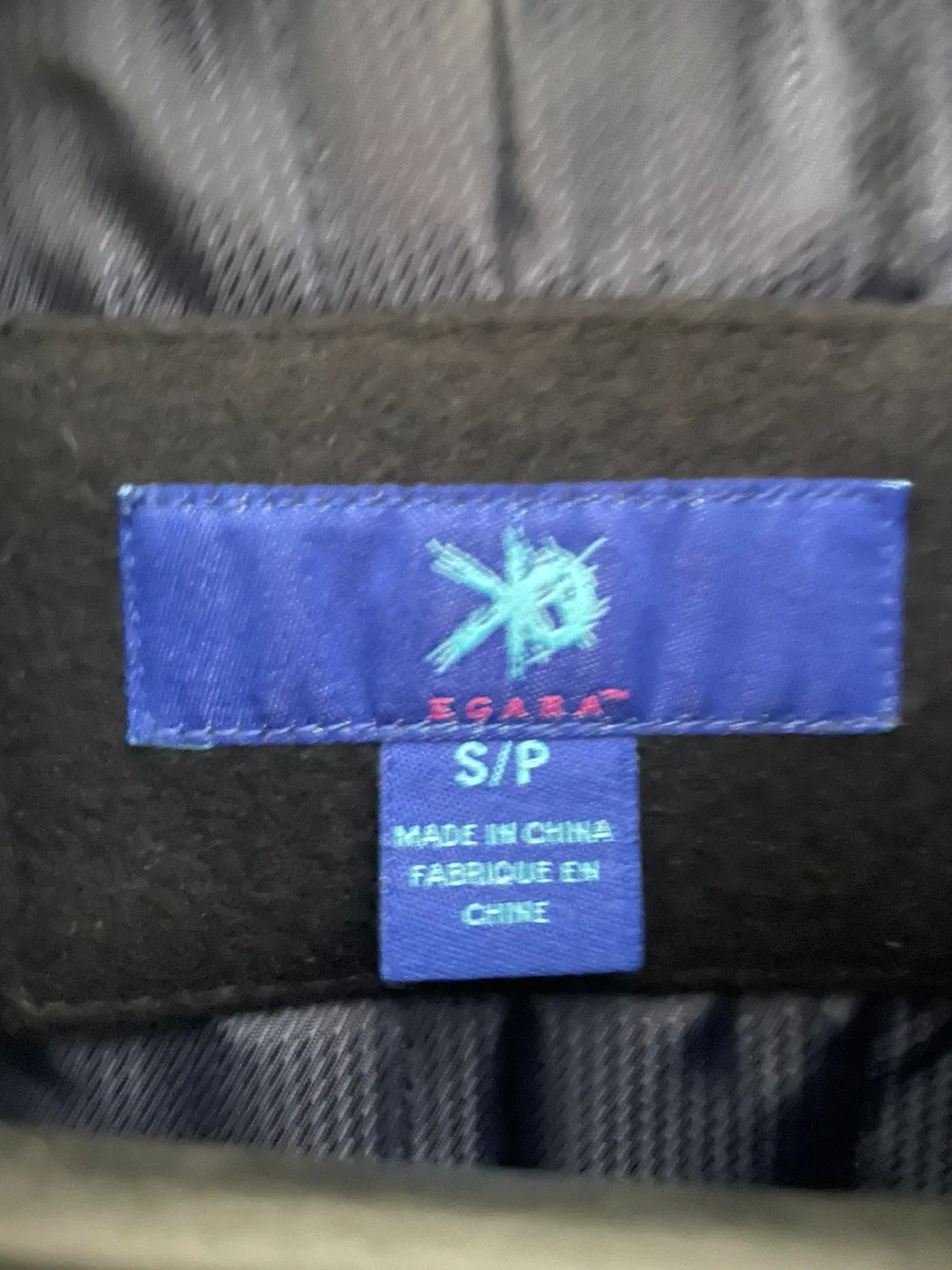 Egaba Black Pea Coat - Size Small image indicator(2)