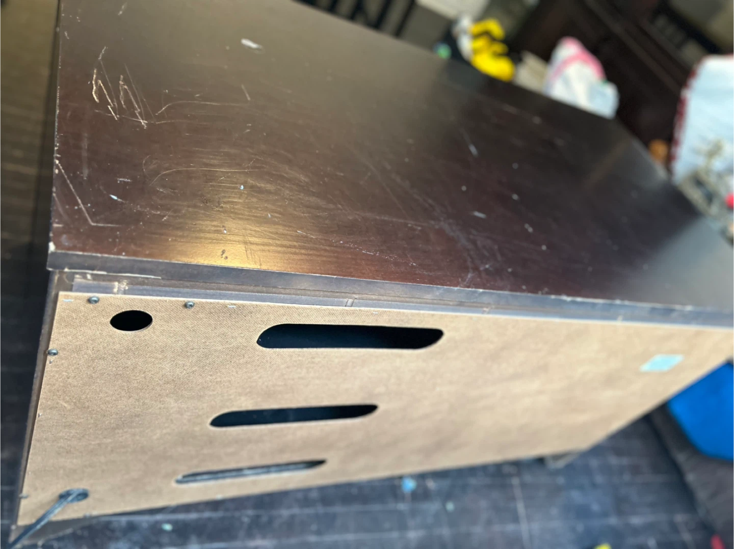 Free Dark Brown Buffet Cabinet with Doors - photo 3