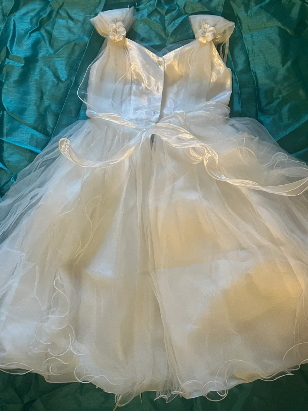 White Flower Girl Dress image indicator(2)