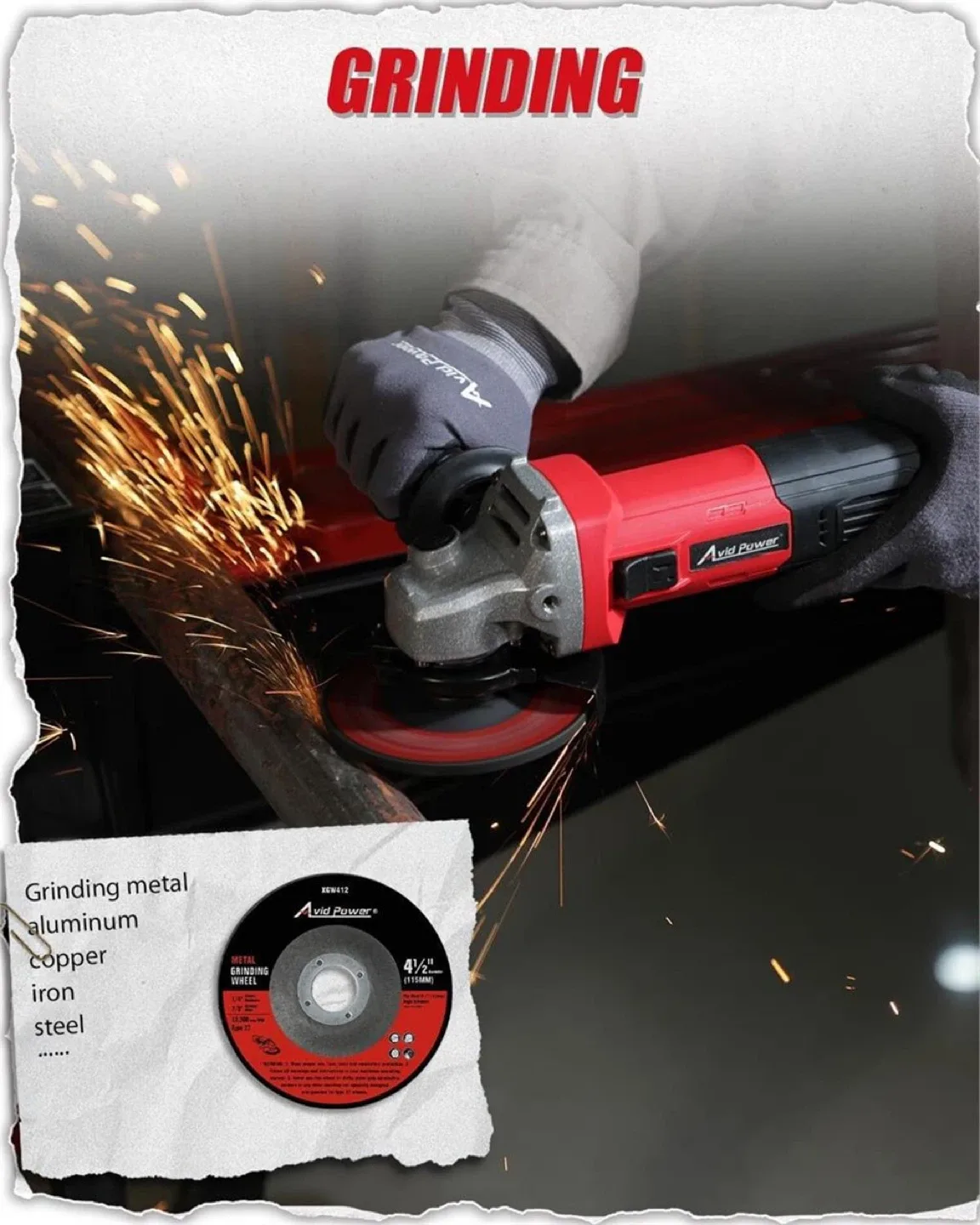 Avid Power Angle Grinder Kit - Like New image indicator(5)