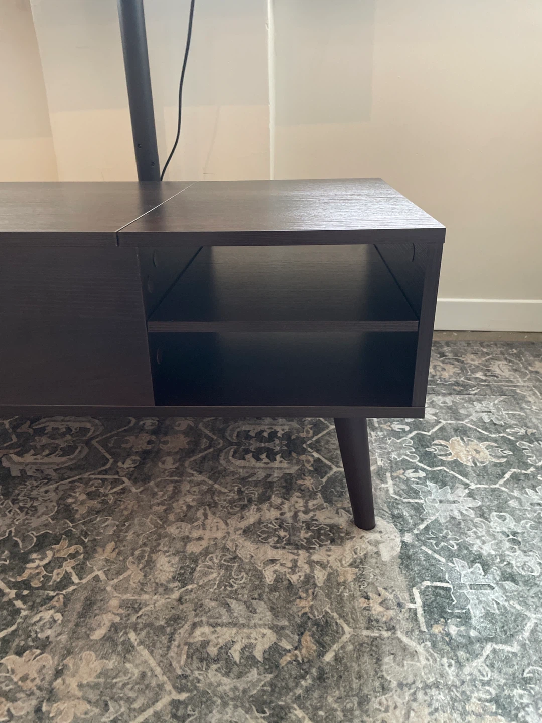 Dark Brown Coffee Table with Storage #cleanout - photo 2