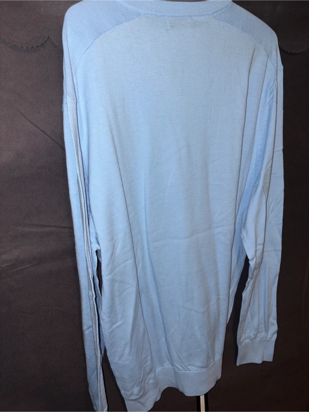 New Nautica XXL Light Blue V-Neck Sweater - photo 4
