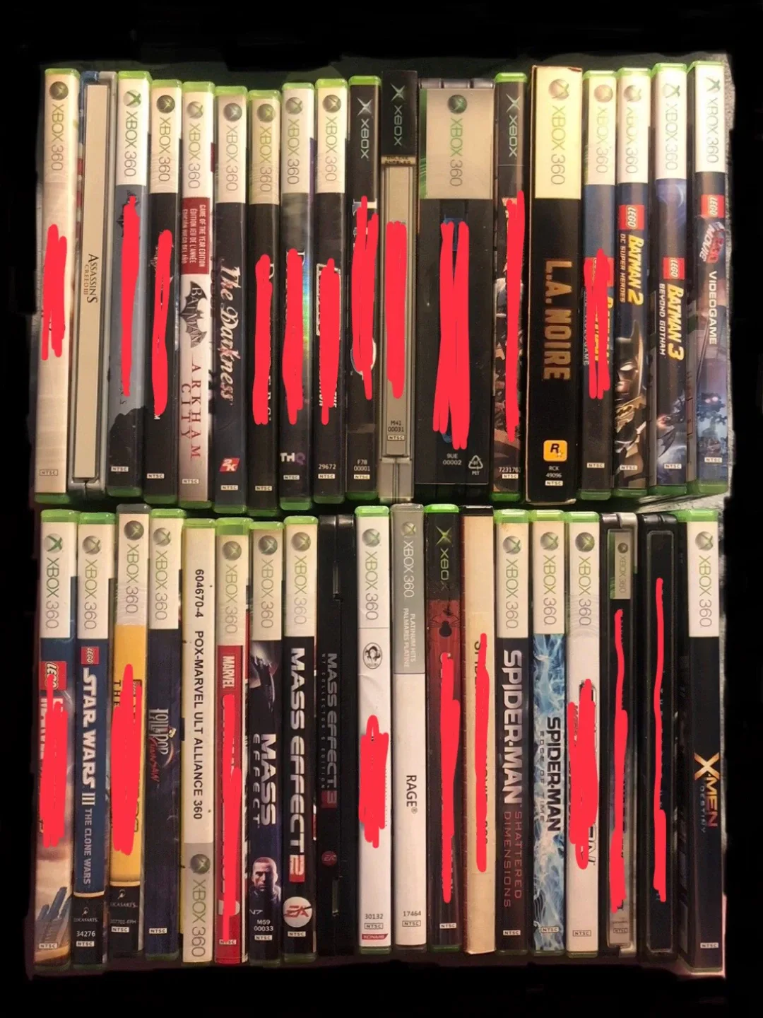 Assorted XBOX/360 games