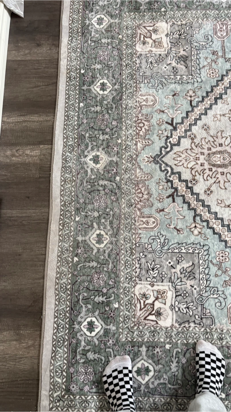 Patterned Area Soft Rug - photo 2