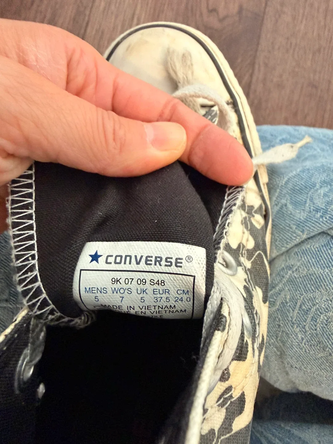 Converse Limited All Star Chuck Taylor Puzzle High Top Sneakers image indicator(6)