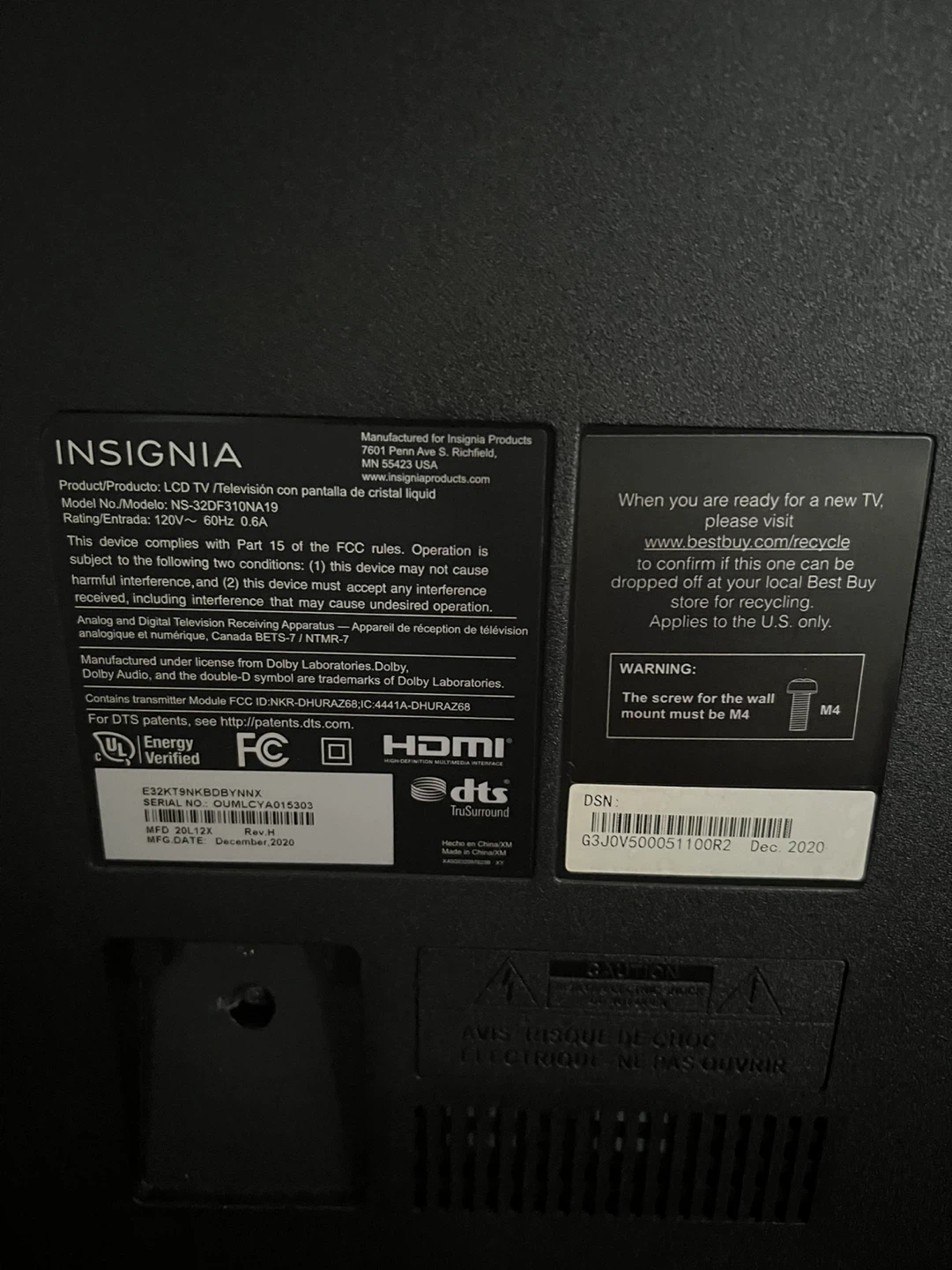 Insignia LCD TV #Cleanout - photo 4