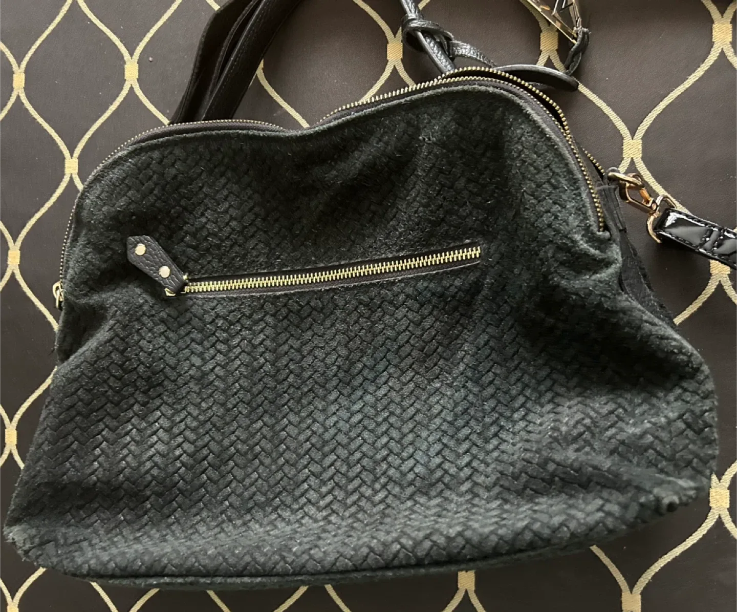 Giorgia Milani Black Leather Purse image indicator(2)