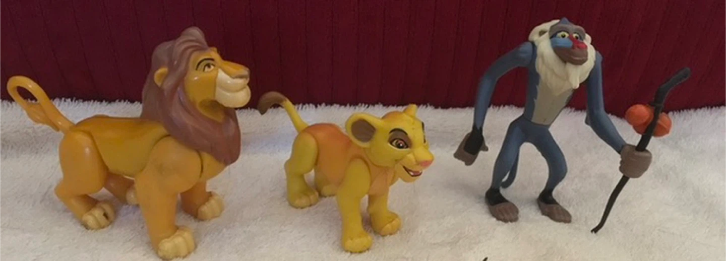 The Lion King Figures - Simba, Nala, Rafiki