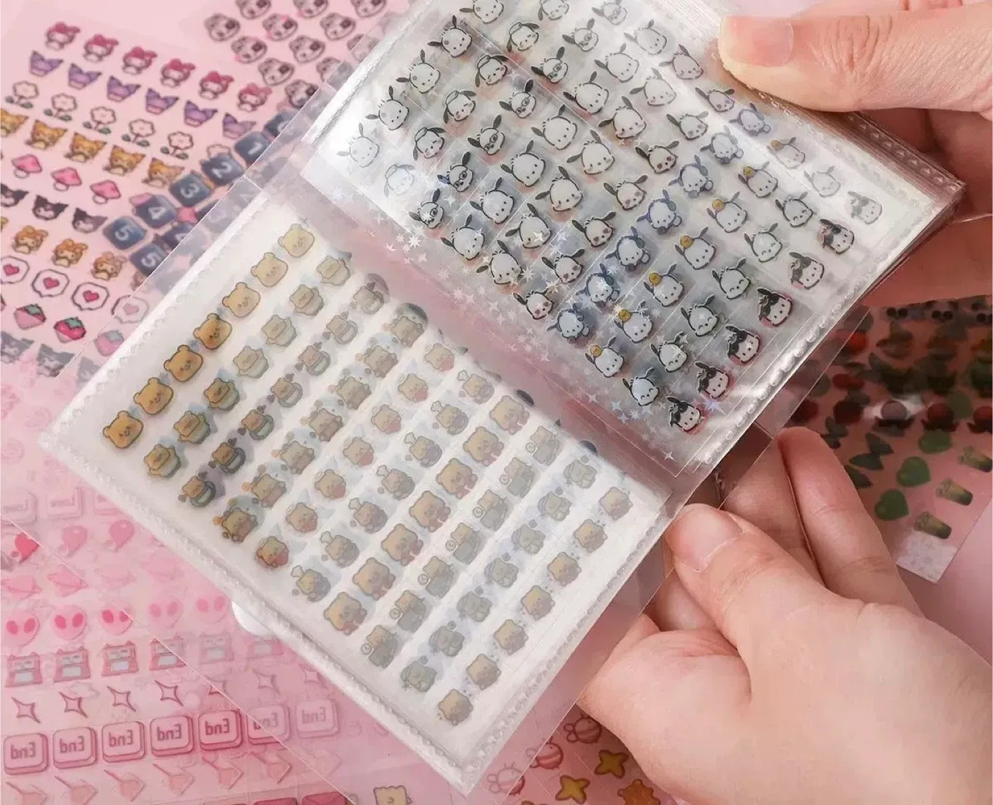 Cute sticker book with 6000+ stickers, lots of designs!