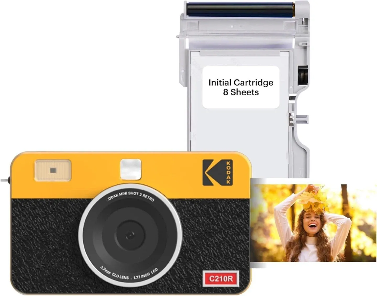 Kodak Mini Shot 2 Retro C210R Instant Camera & Printer