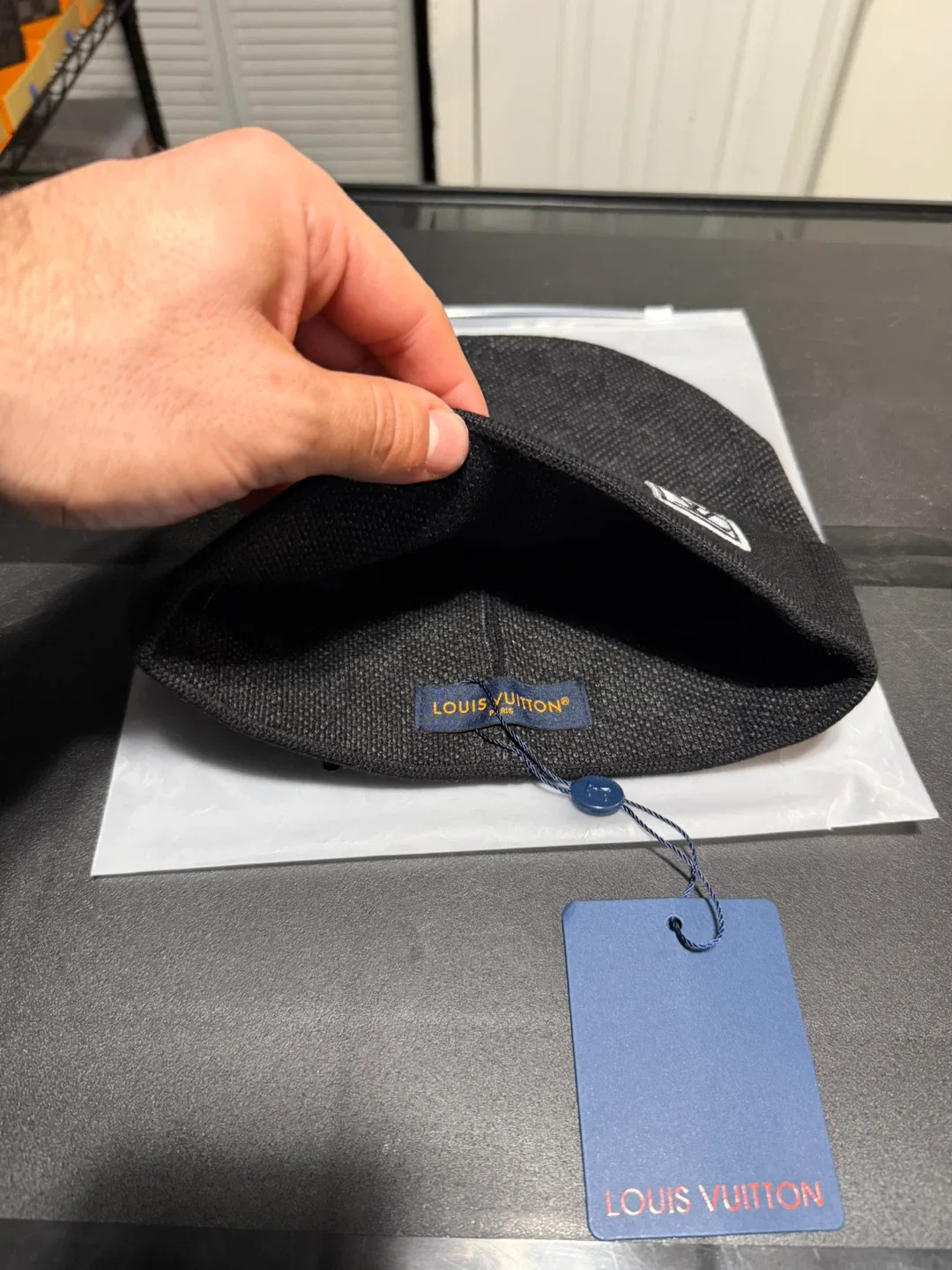 Louis Vuitton Black Beanie Hat image indicator(2)
