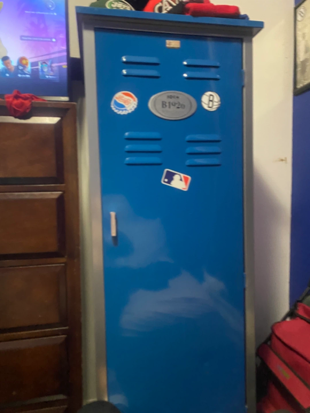 Blue Metal Locker