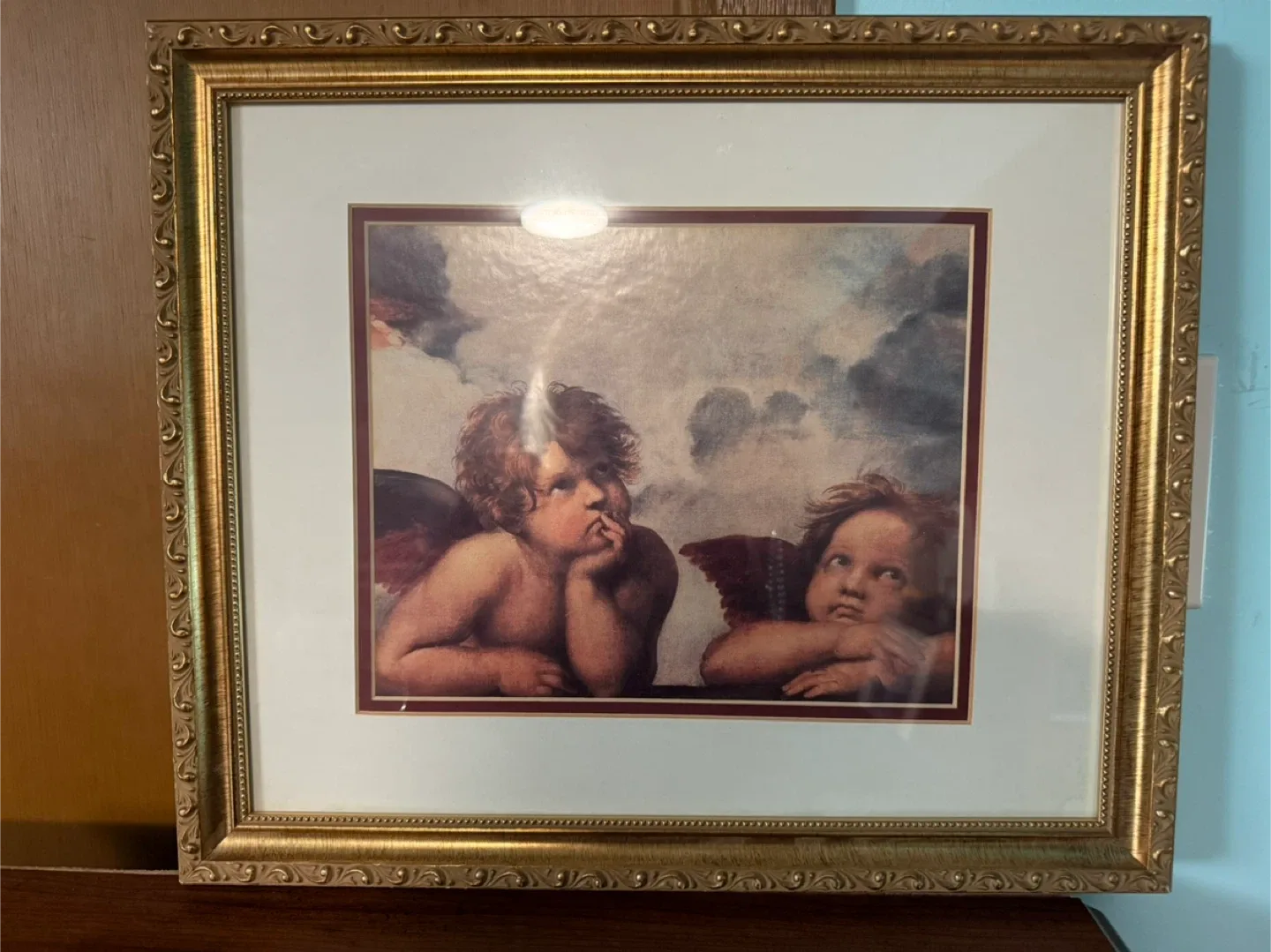 Set of 2 Cherb Angel wall art image indicator(2)