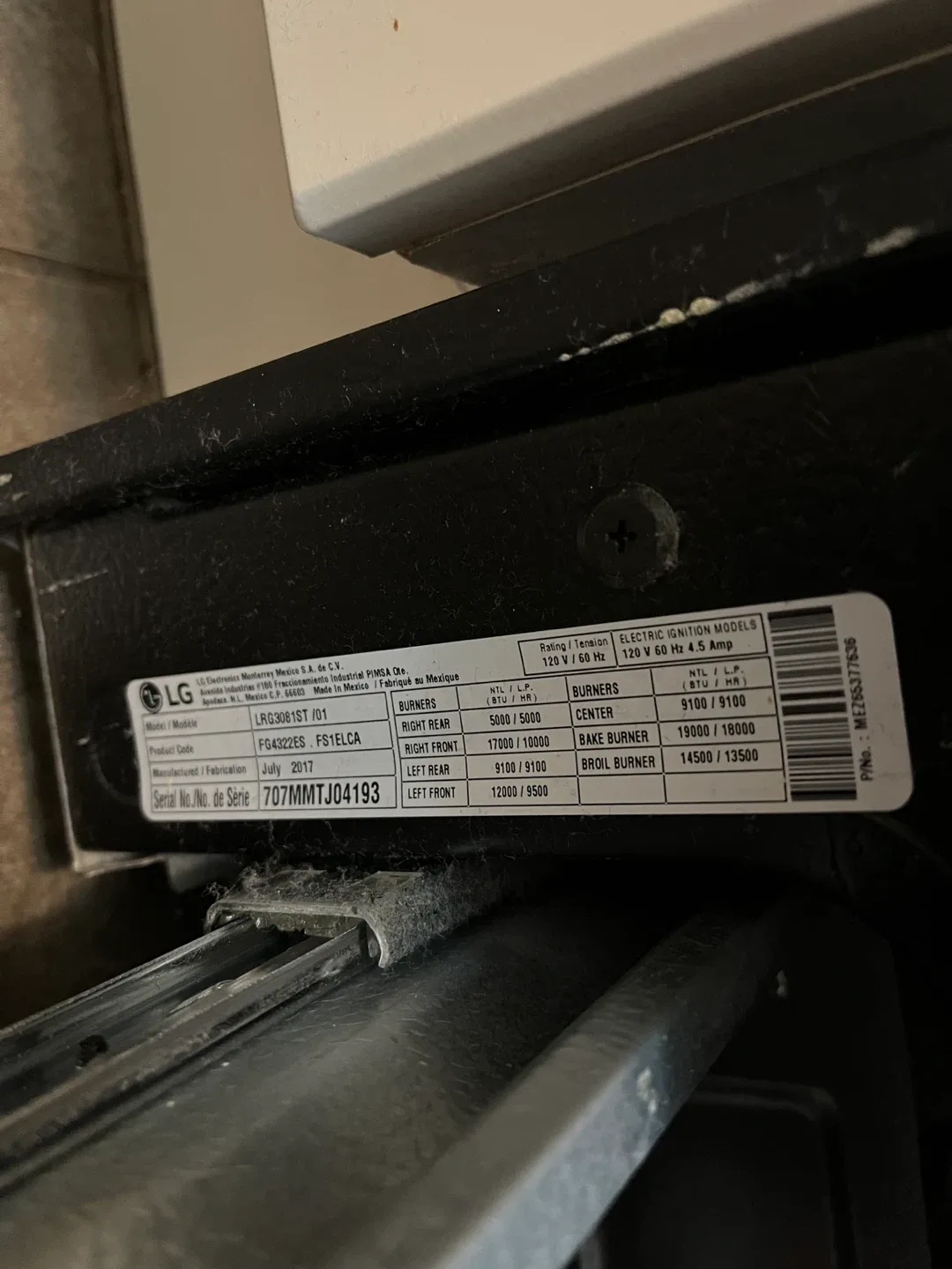 LG LRG3081ST Gas Range image indicator(4)