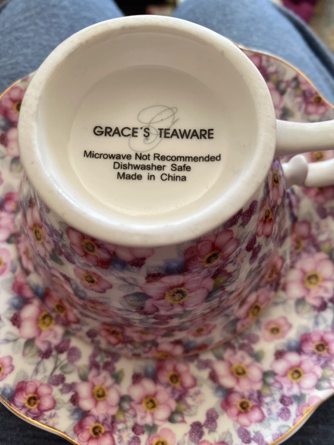 🥕Grace's Teaware Cup and Saucer - photo 2