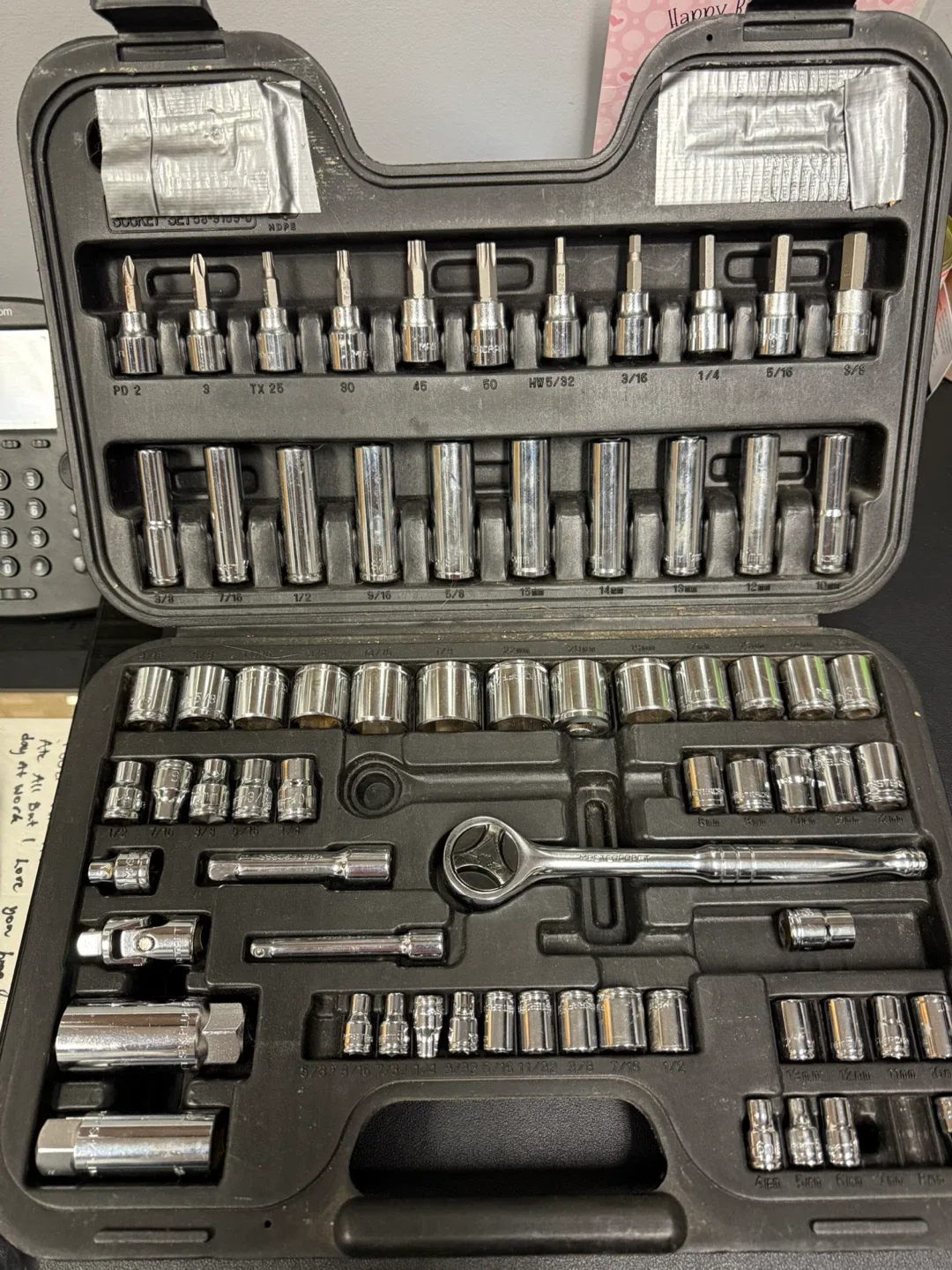Mastercraft Socket Set with Case