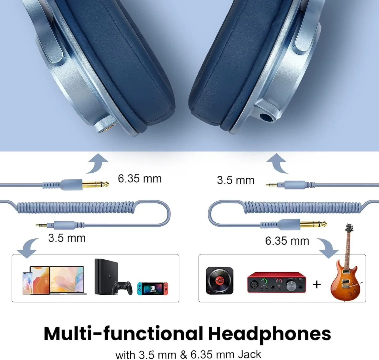 OneOdio Fusion A71 Multi-functional Headphones image indicator(4)