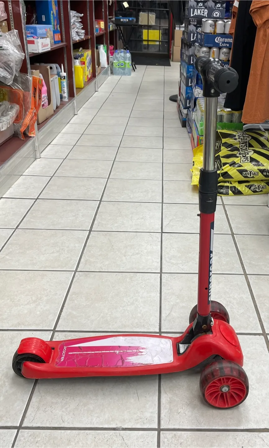 Red Supercar Kids Scooter