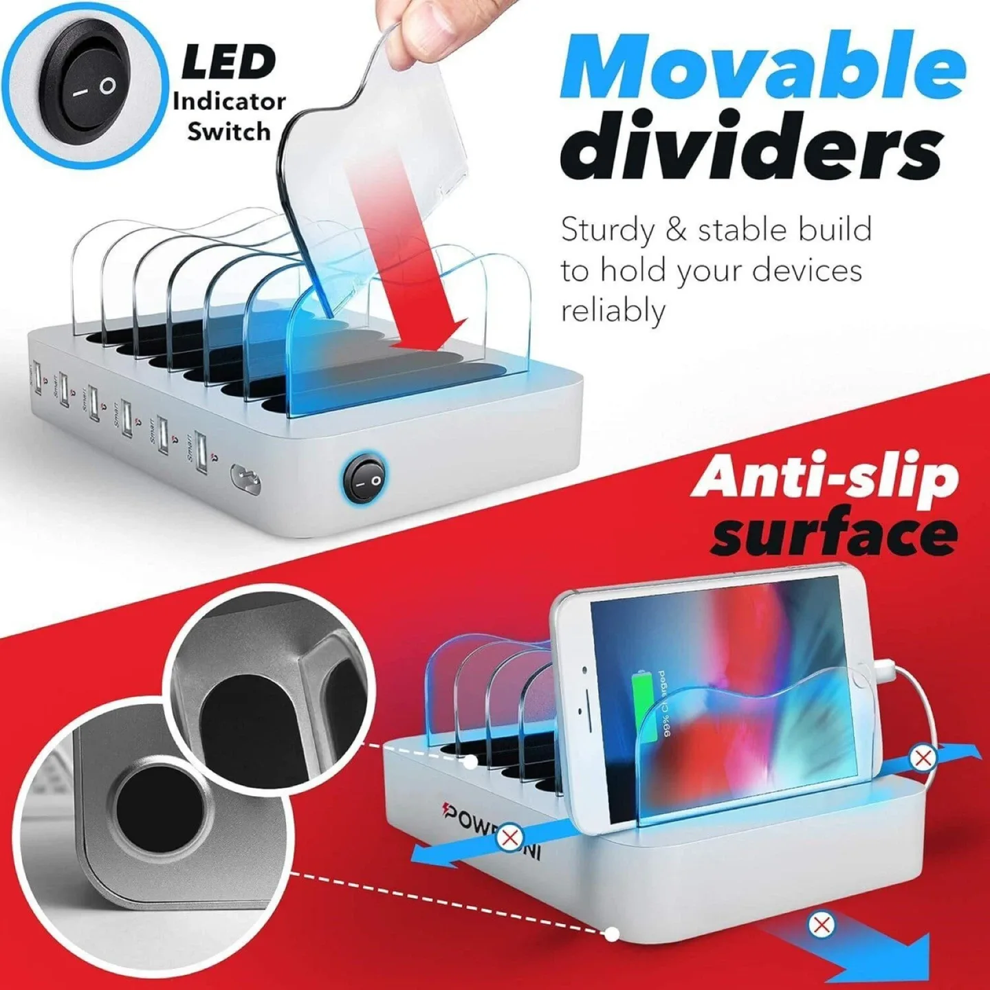 Poweroni Universal Charging Station image indicator(3)