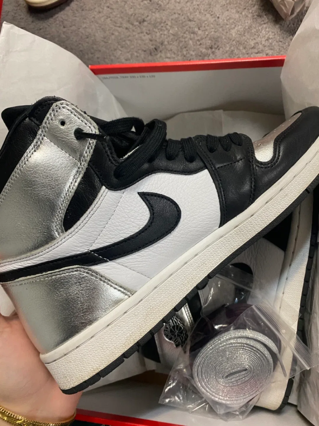 New Jordan 1 Retro  Toe  10.5W