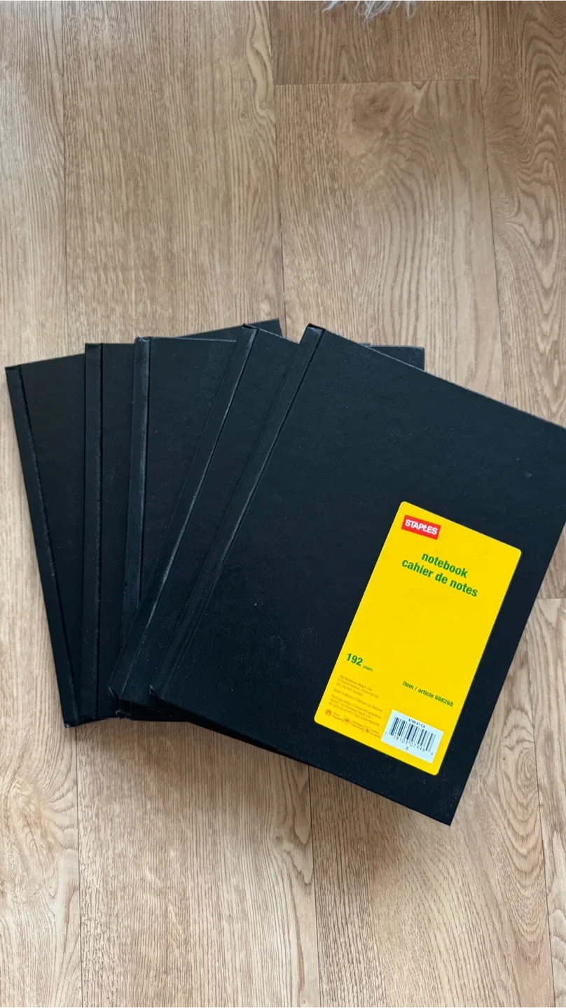 Staples Hard-cover Notebooks